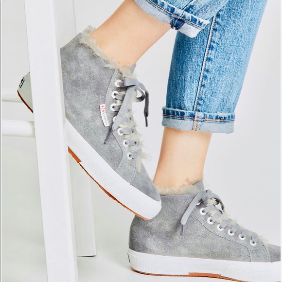 fur lined superga